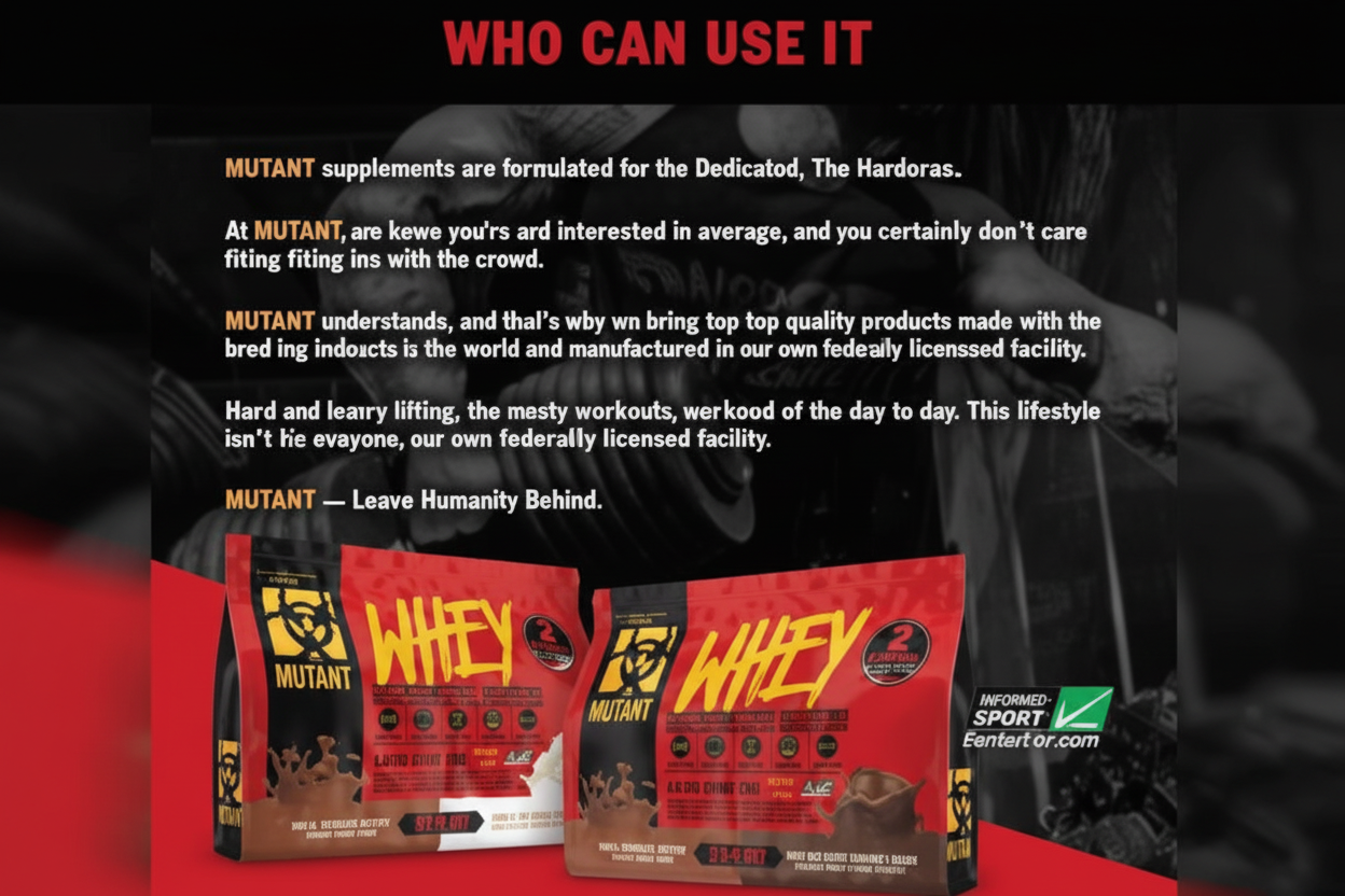 Mutant Proteína Whey Dual Chamber 4 Lbs