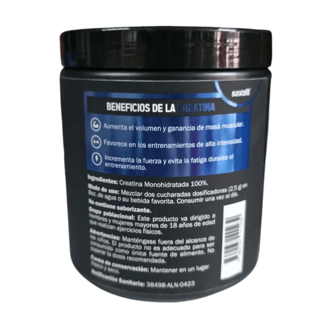 Saxofit Creatina Monohidratada 300g X 120 Srv.