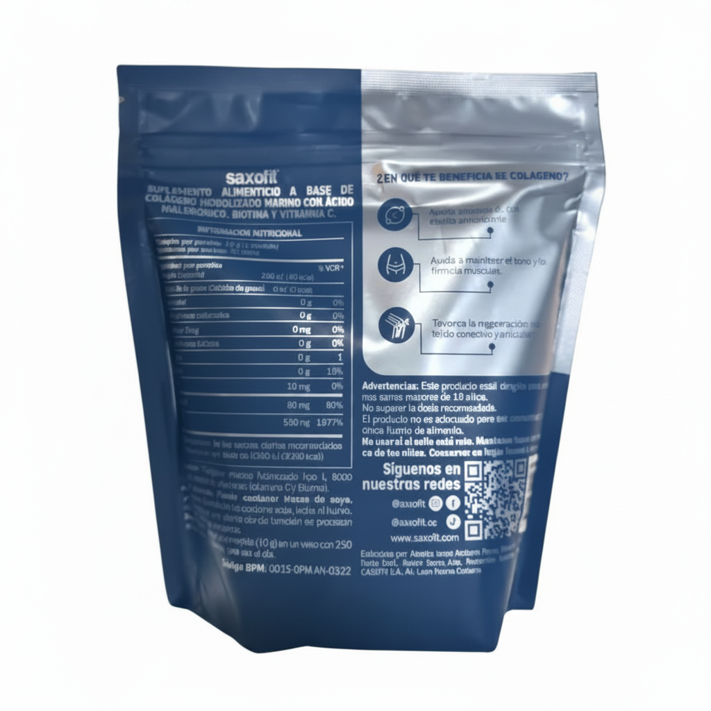 Saxofit Colágeno Marino 300g x 30 Srv.