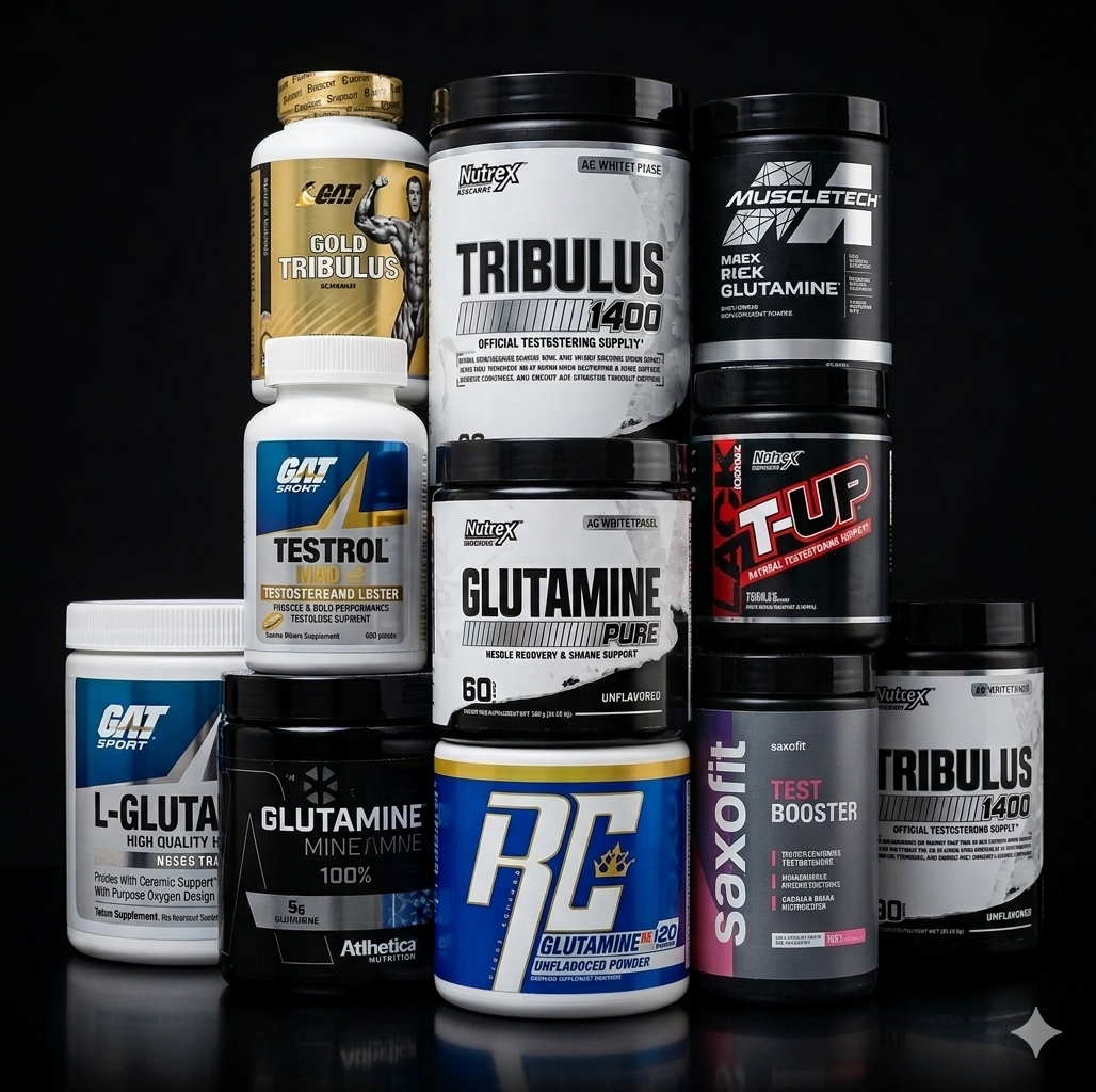 GLUTAMINAS Y PRECURSORES DE TESTOSTERONA