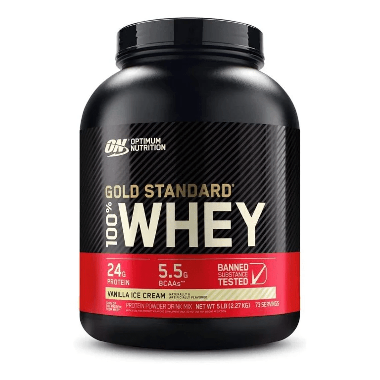 Optimun Nutrition Proteína Whey Gold Standar 100% 5 Lbs