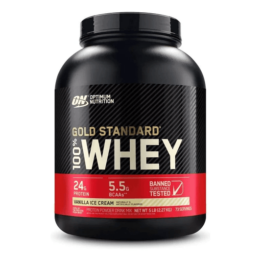 Optimun Nutrition Proteína Whey Gold Standar 100% 5 Lbs
