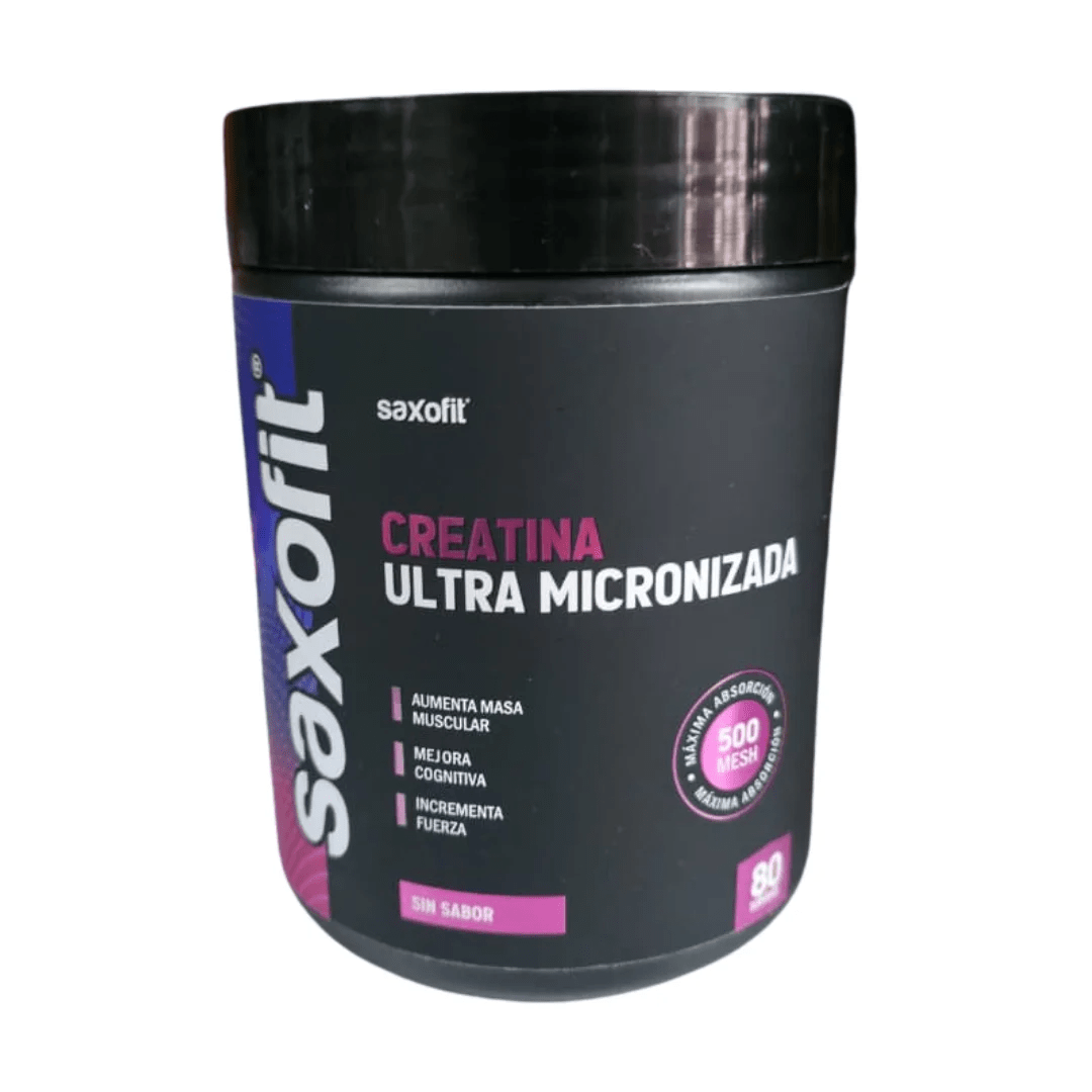 Saxofit Creatina Ultra Micronizada 400gr. / 500 Mesh x 80 Srv