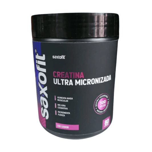Saxofit Creatina Ultra Micronizada 400gr. / 500 Mesh x 80 Srv