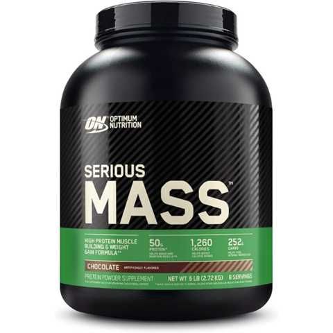 Optimun Nutrition Proteína Serious Mass 6 Lbs