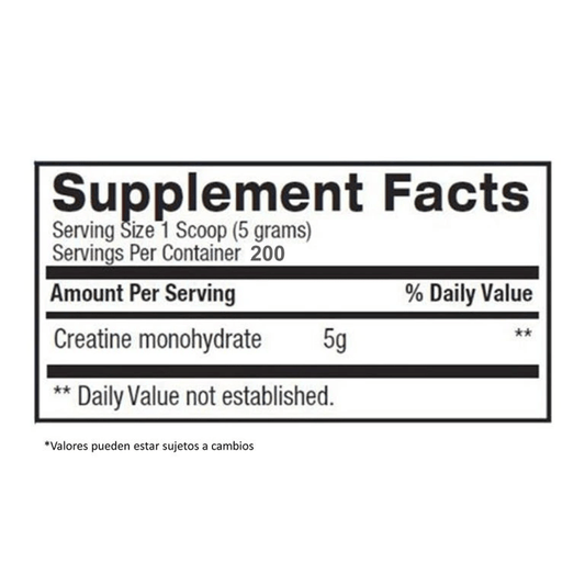 Bpi Sports Creatina Micronizada 1 Kg x 200 Srv.