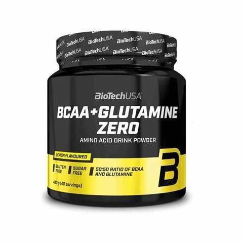 BioTechUSA Aminoácido Bcaa + Glutamina Zero 480g / Limón