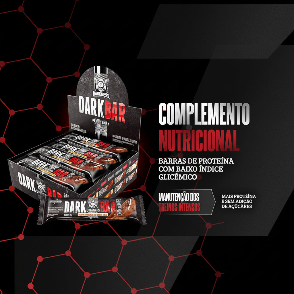 Integralmedica Barra de Proteína Dark Bar Caja x 8 unidades.