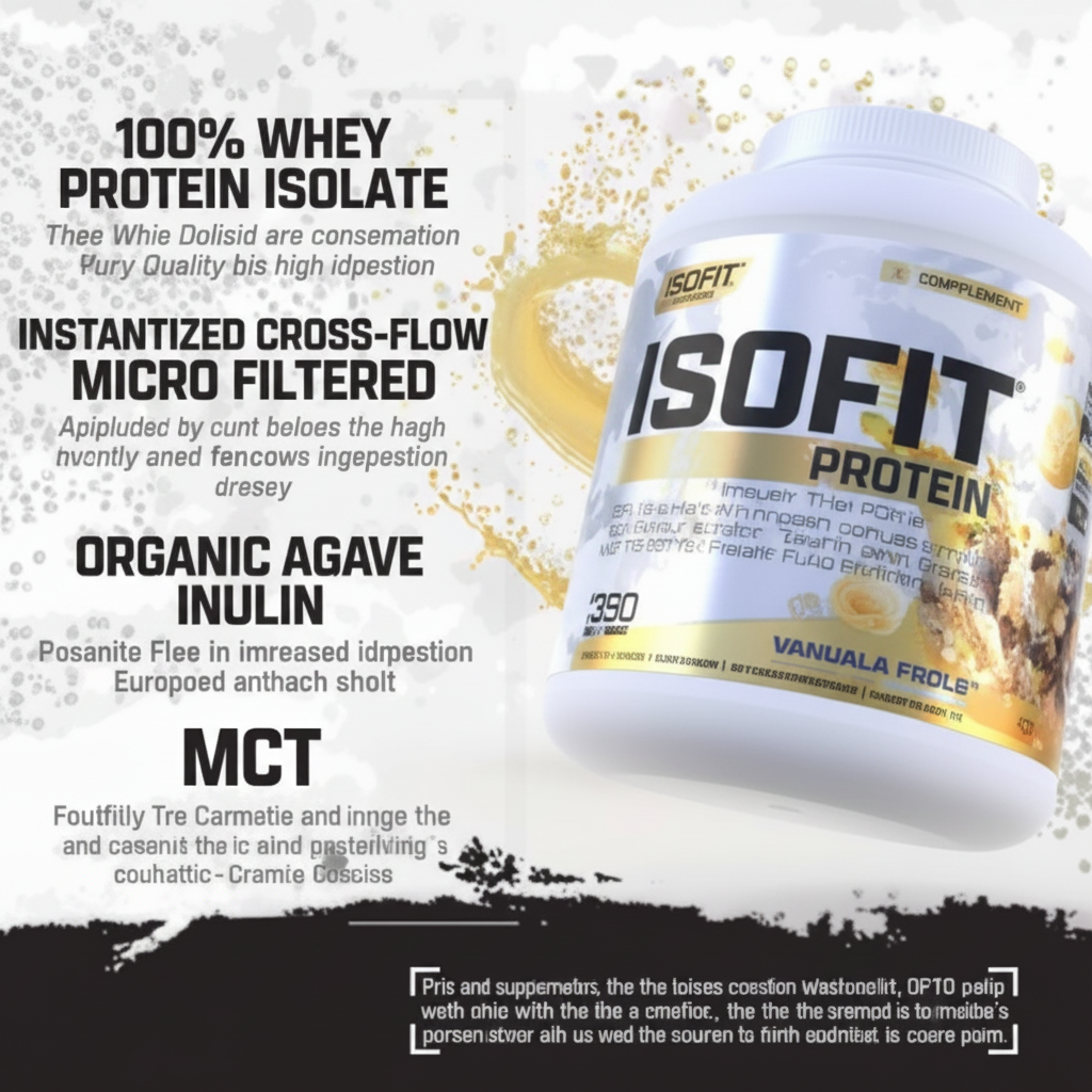 Nutrex Isofit Proteína Whey Isolate 5 Lbs