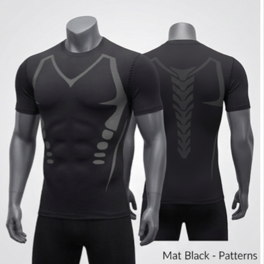 Camiseta Deportiva de Compresión para Hombre talla M – Rendimiento y Recuperación