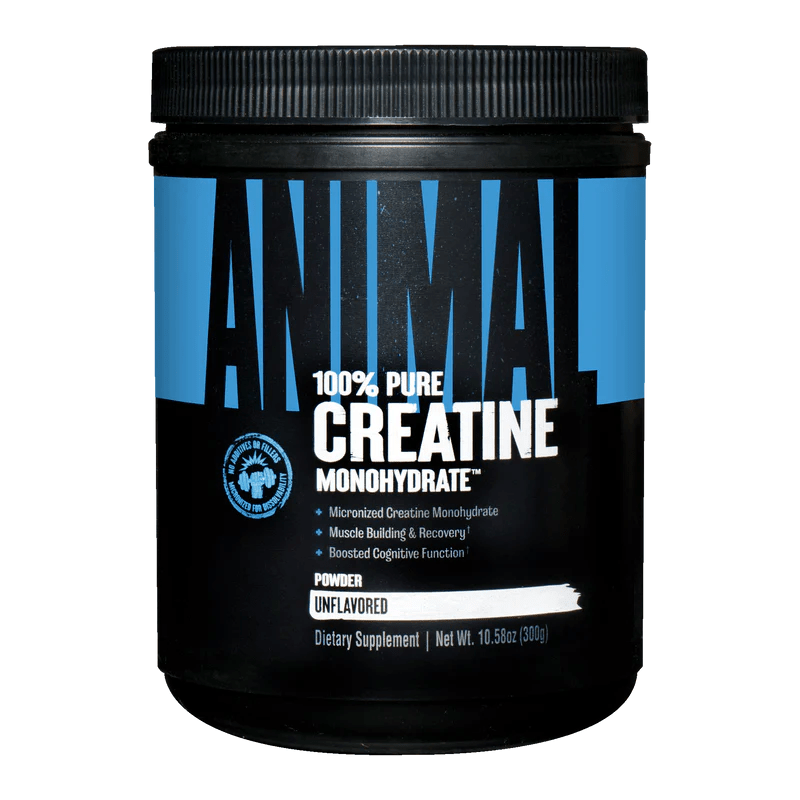 Animal Creatina Monohidratada 100% Pura X 300 Gr 60 Srv
