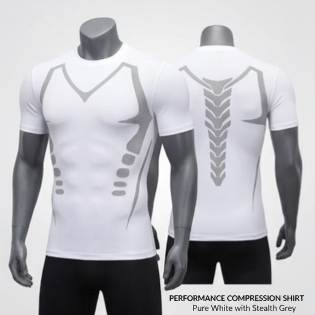 Camiseta Deportiva de Compresión para Hombre talla M – Rendimiento y Recuperación