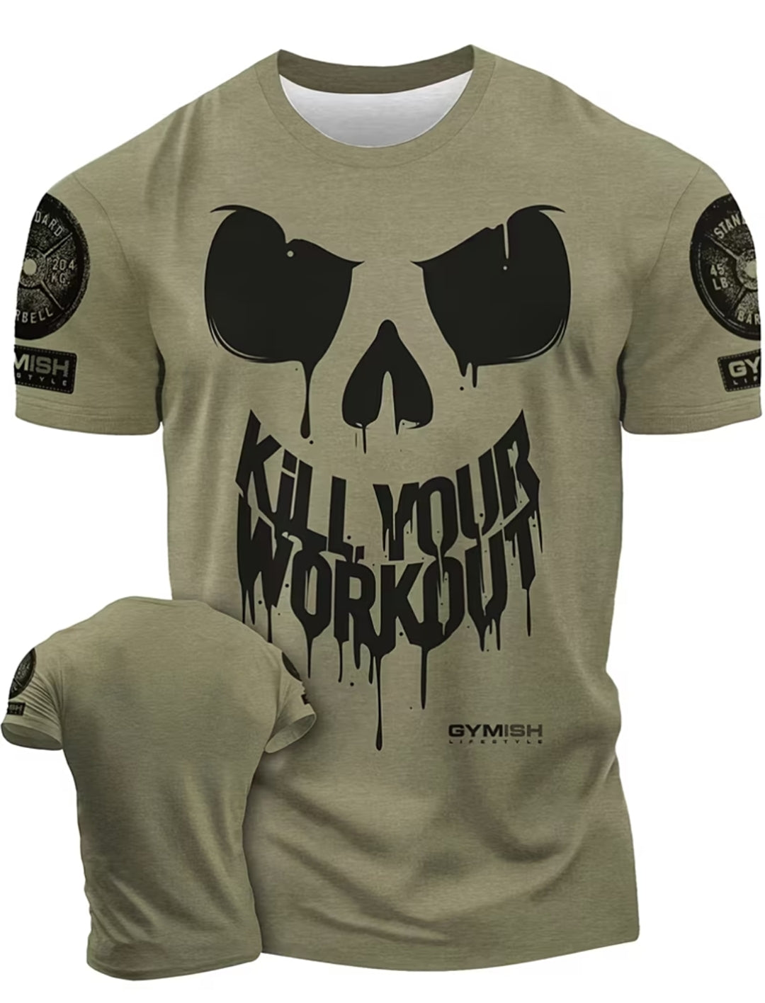 Camiseta estampada overside.