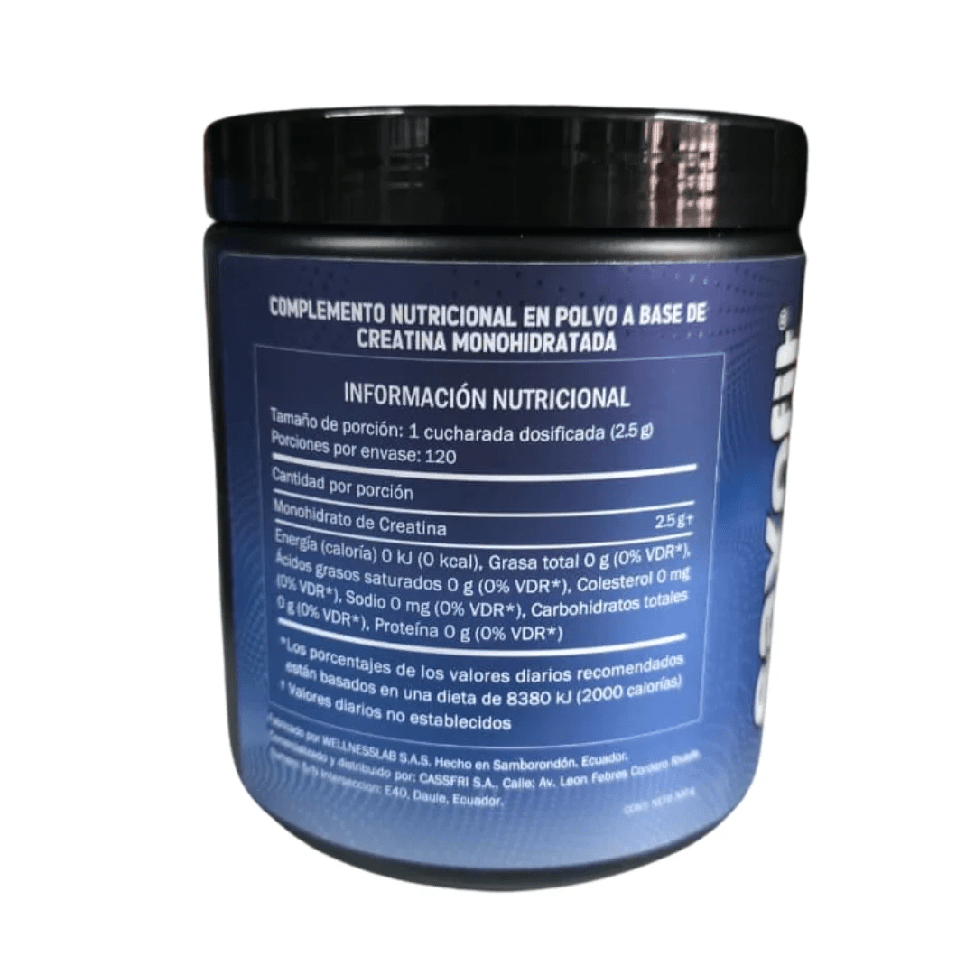 Saxofit Creatina Monohidratada 300g X 120 Srv.