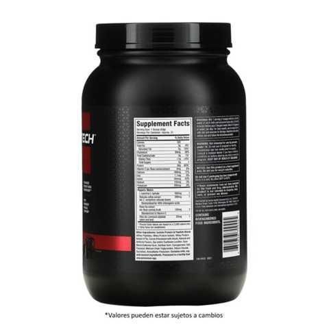 MuscleTech Proteína Whey Isolate Nitro Tech Ripped 2 Lbs Vainilla