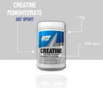 Gat Creatina Monohidratada 1 Kg / 200 srv