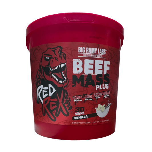 Big Ramy Beef Mass Plus Proteína de Carne 22.5 Lbs