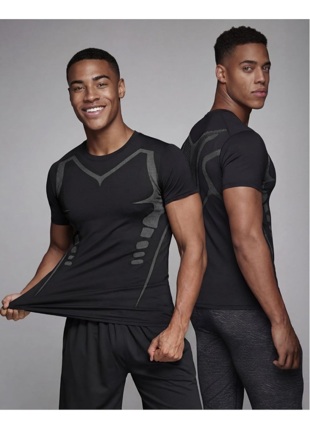 Camiseta Deportiva de Compresión para Hombre talla M – Rendimiento y Recuperación