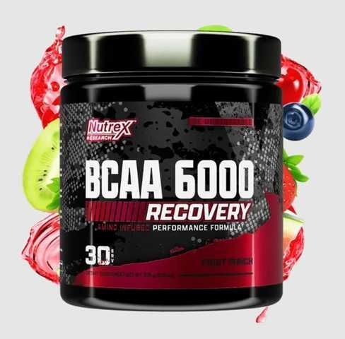 Nutrex Aminoácido Bcaa 6000 Fruit Punch 30 Servicios