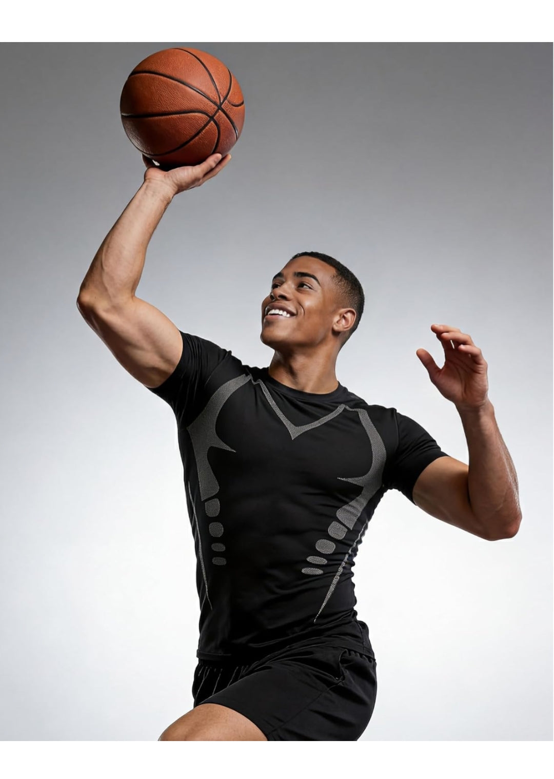 Camiseta Deportiva de Compresión para Hombre talla M – Rendimiento y Recuperación