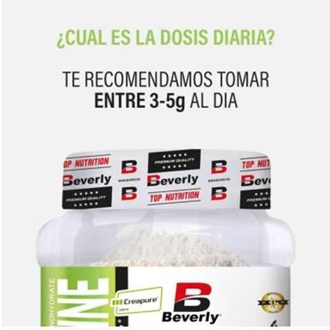 Beverly Creatina 100% Creapure 300 Gr X 60 Srv