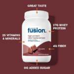 Fusion Proteína Isolatada Bariátrica 1.95 Lbs x 21 Srv. Chocolate