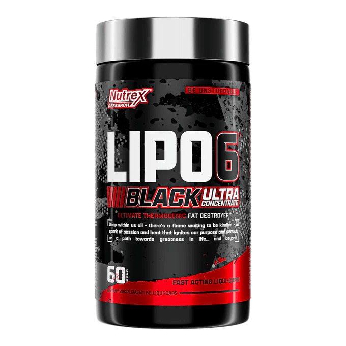 Nutrex Quemador De Grasa Lipo 6 Black Uc 60 Cap.