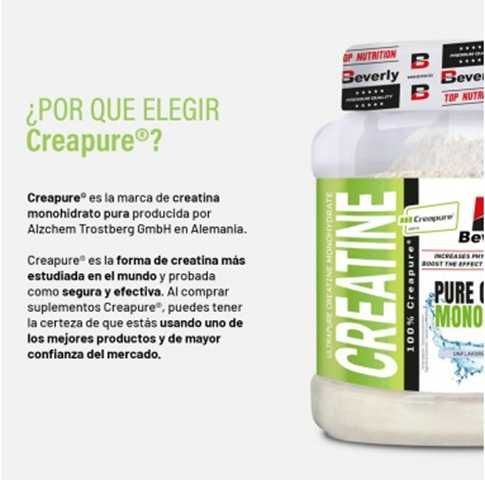 Beverly Creatina 100% Creapure 300 Gr X 60 Srv