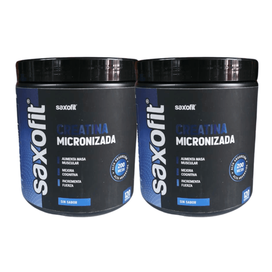 Saxofit Combo Creatina Micronizada 200 Mesh / 300g x 120 Srv.